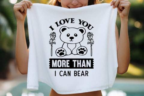 I love you more than i can bear SVG Angelina750 