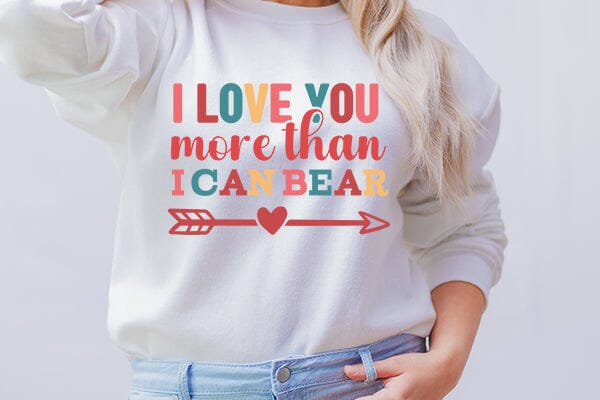 I love you more than icanbear SVG Angelina750 