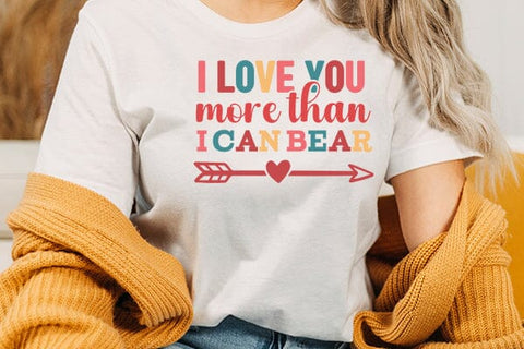 I love you more than icanbear SVG Angelina750 