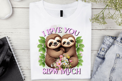 I Love You Slow Much Sublimation Design Sublimation Regulrcrative 