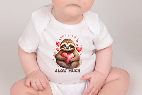 I Love You Slow Much, Valentines Day Sublimation Sublimation CraftLabSVG 