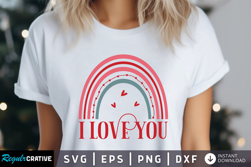 I love you Svg Design SVG Regulrcrative 