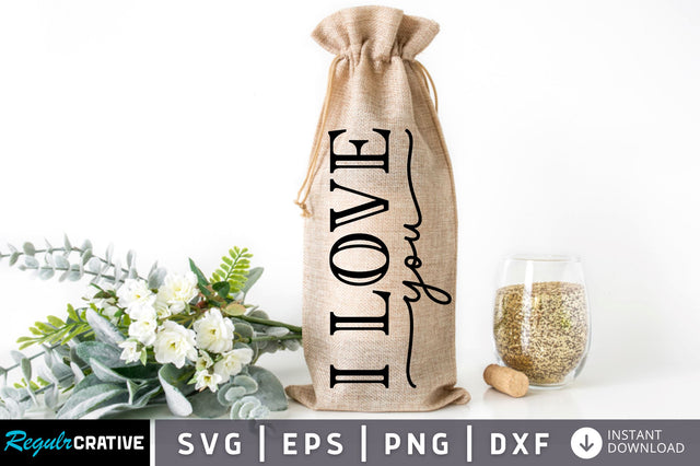 I love you SVG design SVG Regulrcrative 