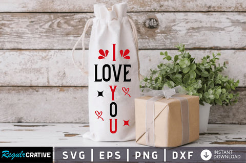 I love you Svg Design SVG Regulrcrative 