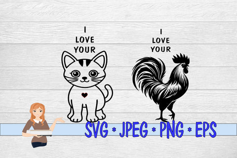 I Love Your (Couples Shirts) SVG Family Creations 