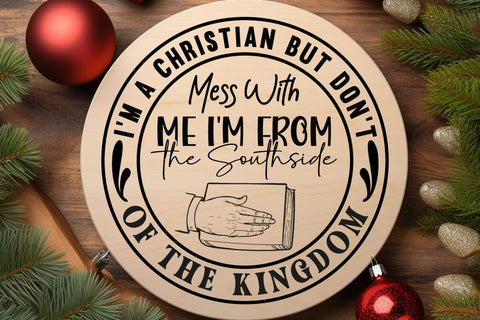 I m a Christian but Dont Mess With SVG Angelina750 