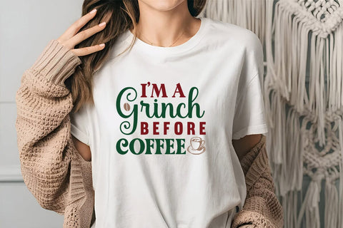 I m a grinch before coffee SVG Angelina750 