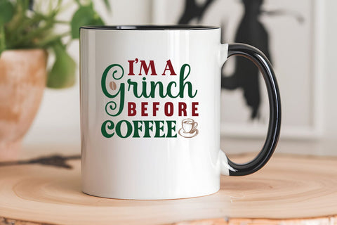 I m a grinch before coffee SVG Angelina750 