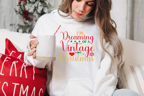 I m dreaming of a vintage christmas SVG Angelina750 