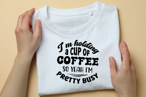 I m holding a cup of coffee so yeah I'm pretty busy SVG Angelina750 