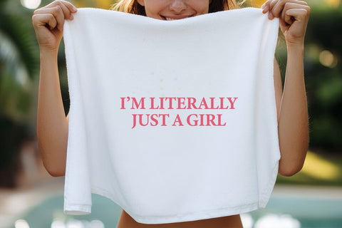 i m literally just a girl SVG Angelina750 