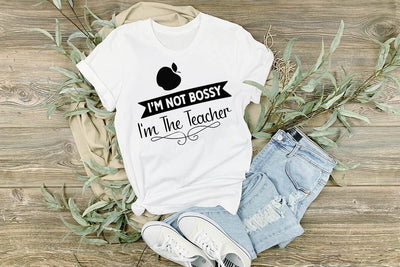 i m not bossy i m the teacher SVG Angelina750 