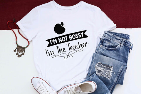 i m not bossy i m the teacher SVG Angelina750 