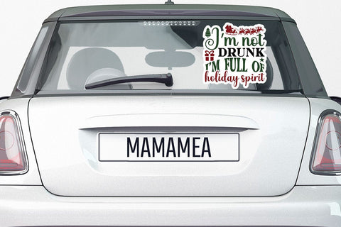 I m not drunk i m full of holiday spirit SVG Angelina750 