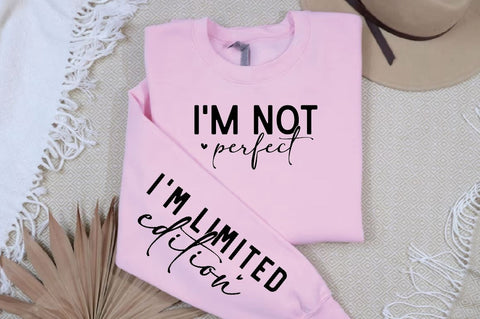 I m not Perfect Sleeve SVG Design, Christian Sleeve SVG, Faith SVG Design, Jesus Sleeve SVG SVG Regulrcrative 