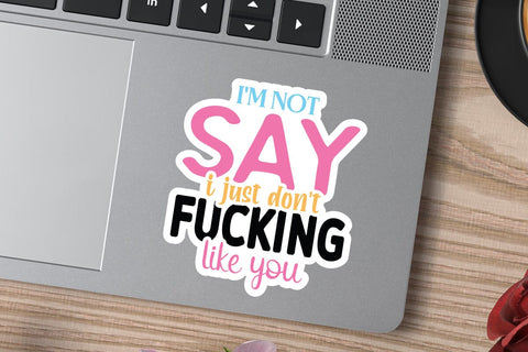 i m not say i just dont fucking like you SVG Angelina750 