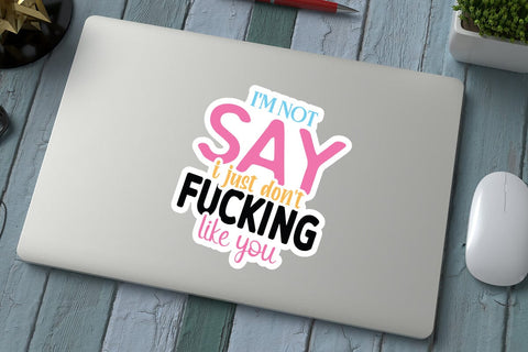i m not say i just dont fucking like you SVG Angelina750 