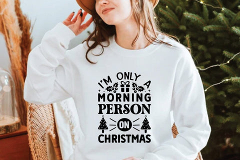 I m Only A Morning Person On Christmas SVG Angelina750 