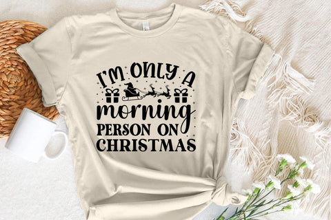 I m Only A Morning Person On Christmas SVG Angelina750 