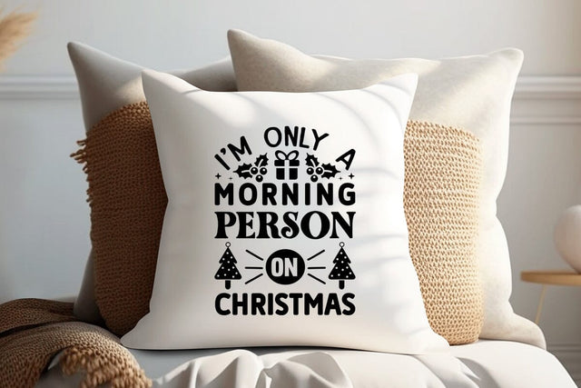 I m Only A Morning Person On Christmas SVG Angelina750 