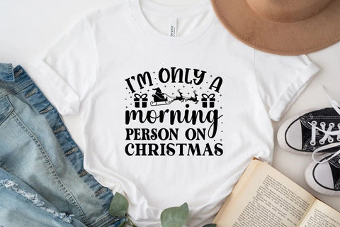 I m Only A Morning Person On Christmas SVG Angelina750 