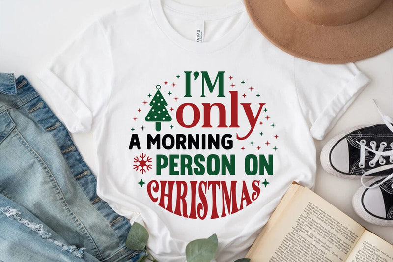 I m only a morning person on christmas SVG Angelina750 