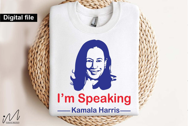 I m speaking Kamala Harris svg, I'm voting Kamala,Kamala Harris 2024,Democratic t shirt,Kamala Harris svg,Gift for Her,Kamala Harris t shirt,Madam President SVG Isabella Machell 