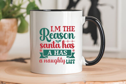 i m the reason santa has a has a naughty list SVG Angelina750 