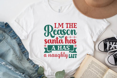 i m the reason santa has a has a naughty list SVG Angelina750 