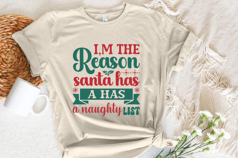 i m the reason santa has a has a naughty list SVG Angelina750 