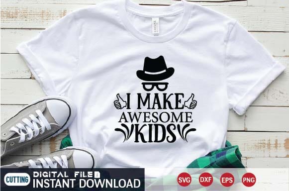 i make awesome kids svg SVG designer krishna 