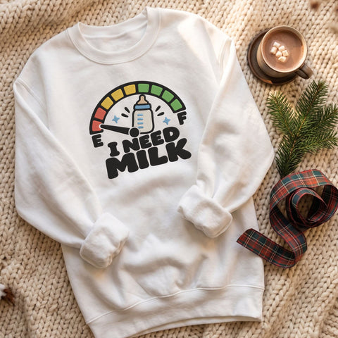 I Need Milk Embroidery Design – Funny Baby Fuel Gauge Baby Bottle Newborn Machine Embroidery File Embroidery/Applique DESIGNS PatternFeed8 