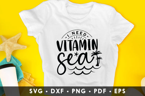 I Need Vitamin Sea - Beach SVG SVG CraftLabSVG 