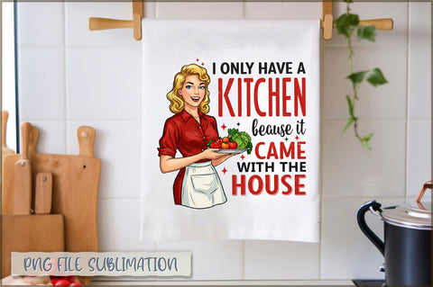I only have a kitchen because it came with the house Towel Sublimation Shetara Begum 