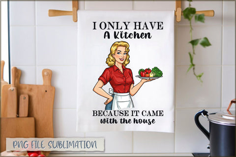 I only have a kitchen because it came with the house Towel Sublimation Shetara Begum 