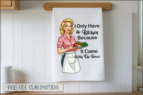 I only have a kitchen because it came with the house Towel Sublimation Shetara Begum 