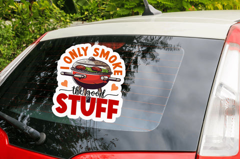 I only smoke the Sticker Design Sublimation Regulrcrative 