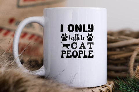 I only talk to cat people-01 SVG Angelina750 