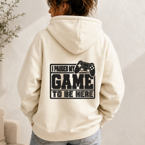 I Paused My Game To Be Here Embroidery Design – Funny Gamer Controller Machine Embroidery File Embroidery/Applique DESIGNS PatternFeed8 