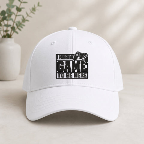 I Paused My Game To Be Here Embroidery Design – Funny Gamer Controller Machine Embroidery File Embroidery/Applique DESIGNS PatternFeed8 