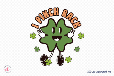 I Pinch Back, Retro St Patrick's Day Sublimation Sublimation CraftLabSVG 