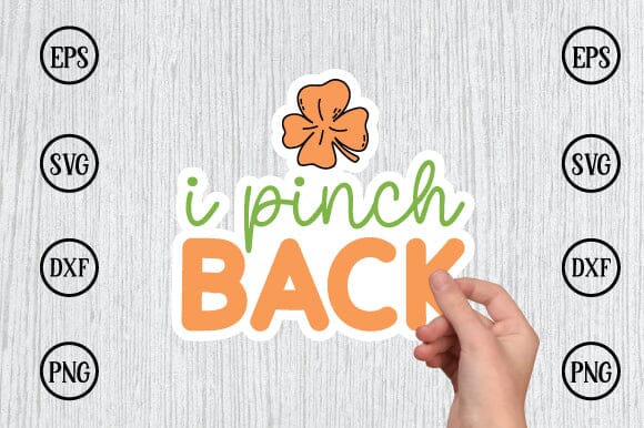 i pinch back sticker svg design SVG sk.swapon Roy 