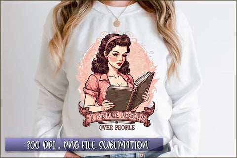 I prefer books over people Sublimation Sublimation Shetara Begum 