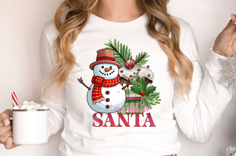 I put out for santa png design Sublimation Regulrcrative 