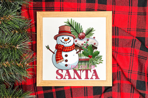 I put out for santa png design Sublimation Regulrcrative 