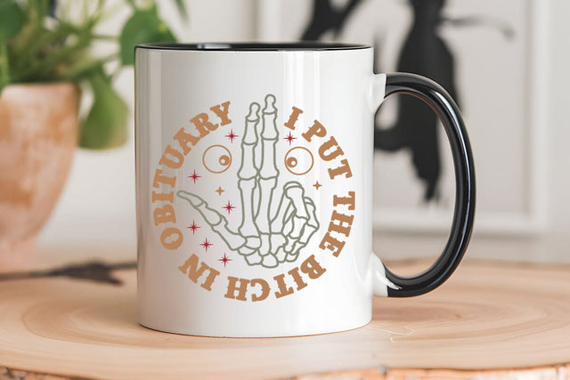 I Put The Bitch In Obituary SVG Angelina750 