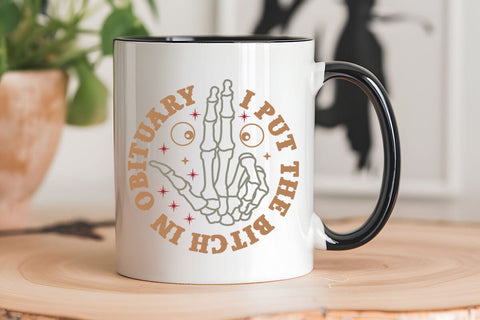 I Put The Bitch In Obituary SVG Angelina750 