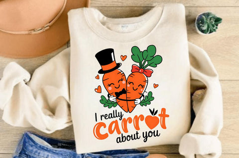 I Really Carrot About you Sublimation Design Sublimation Regulrcrative 