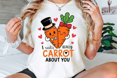 I Really Carrot About you Sublimation Design Sublimation Regulrcrative 