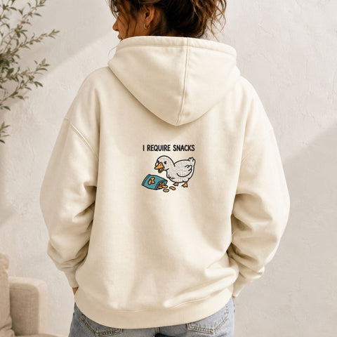 I Require Snacks Goose Machine Embroidery Design – Funny Snack Goose Embroidery File Embroidery/Applique DESIGNS PatternFeed8 